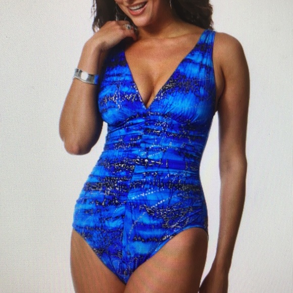 Miraclesuit Other - Miraclesuit Surround Support Solid Sonatina Tummy Control One Piece Swimsuit